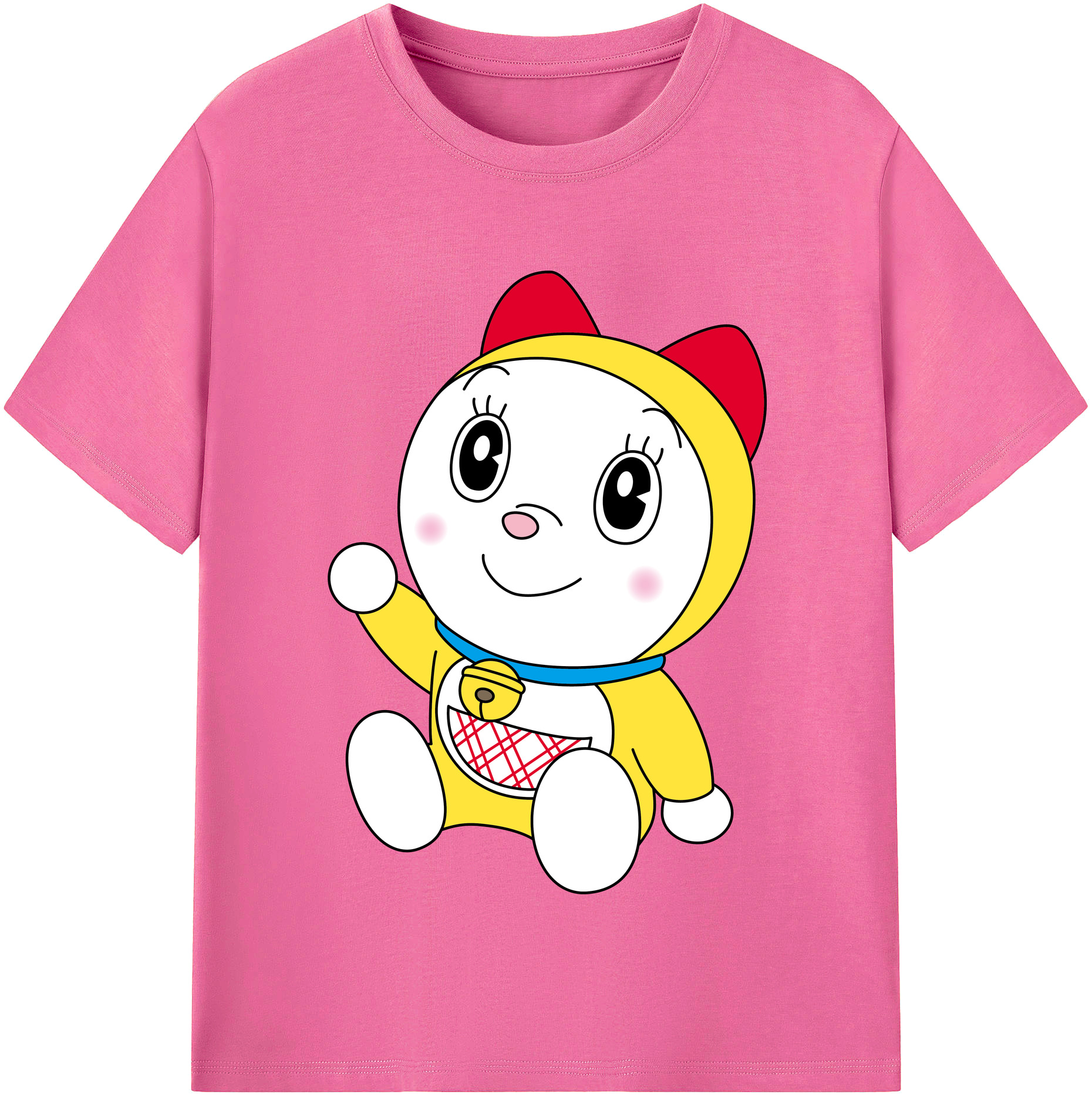 （画像用） ドラえもん ドラミ Doraemon Dorami レディースカジュアルプリントTシャツ（綿100％）